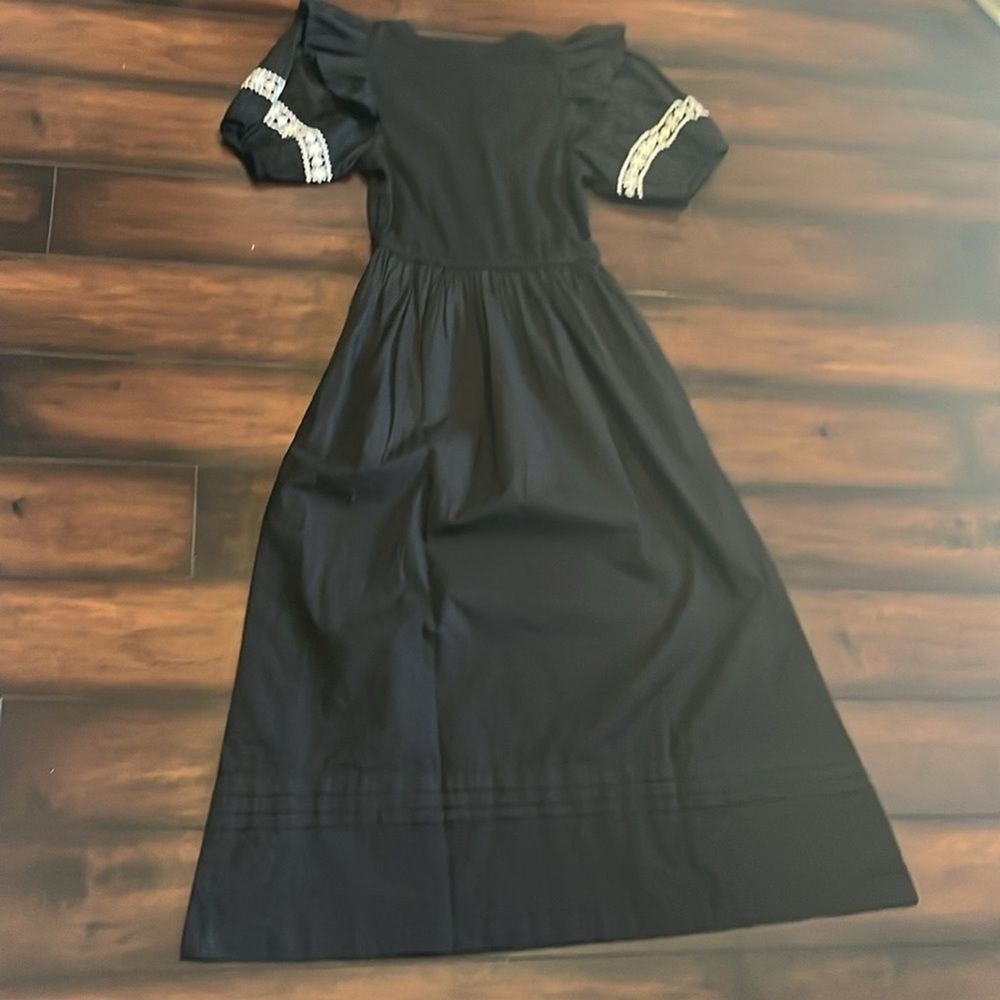 Cleobella‎ Selma Midi Dress Puff Sleeve Women's size XS boho Festival Peasant - Picture 9 of 12